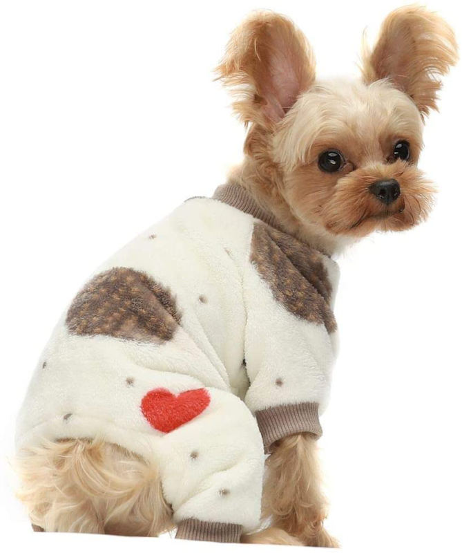 Thermal Pet Winter Clothes for Dog Pajamas, Size: SMALL