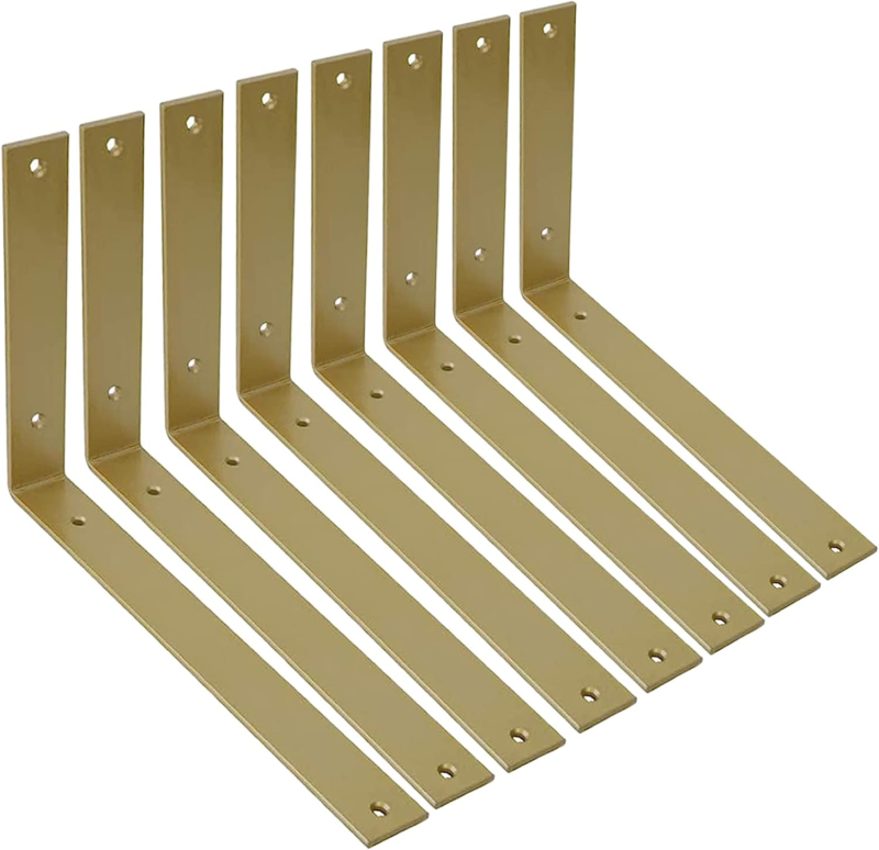 Shelf Brackets 12 Inch L Brackets 5Mm Thick with Screws