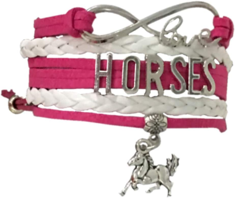 Horse Charm Bracelet, Horse Lovers Equestrian 