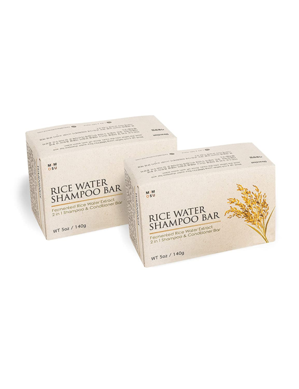 Rice Water Hair Growth Shampoo Bar Set - 2 Set of 