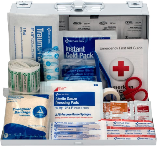 178 Piece Contractor'S First Aid Kit 