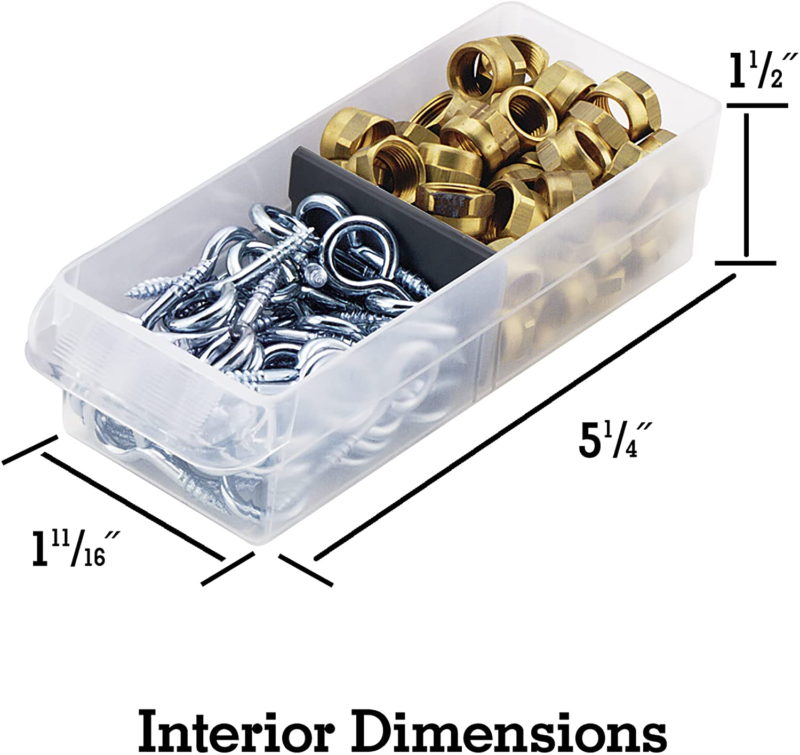 16 Drawer Plastic Parts Storage Hardware and Craft Cabinet, 10-1/2-Inch W X 6-1/