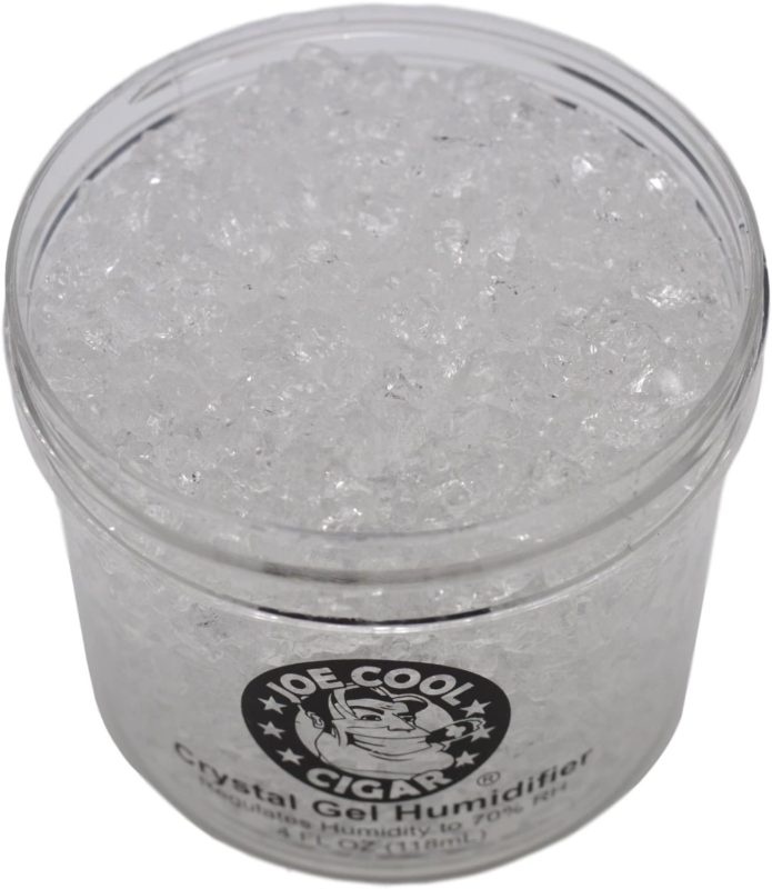 Joe Cool Cigar Crystal Gel Humidifier for Cigar Humidors - 4Oz Jar