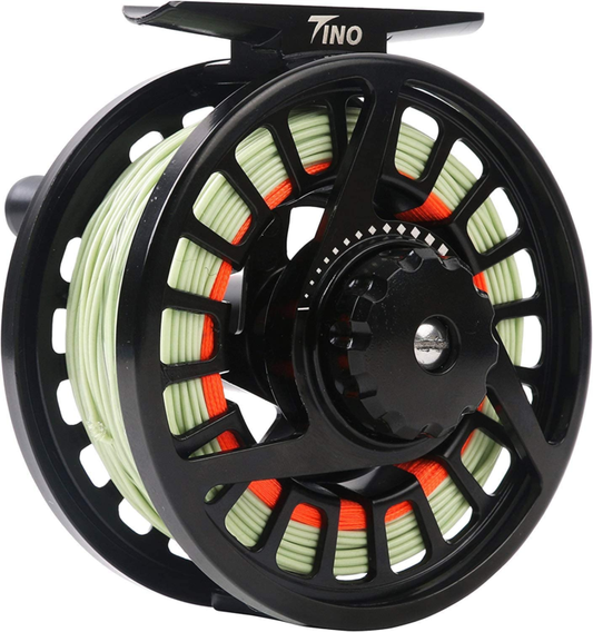 Maxcatch Tino Fly Fishing Reel Pre-Loaded Fly Reel with Line Combo