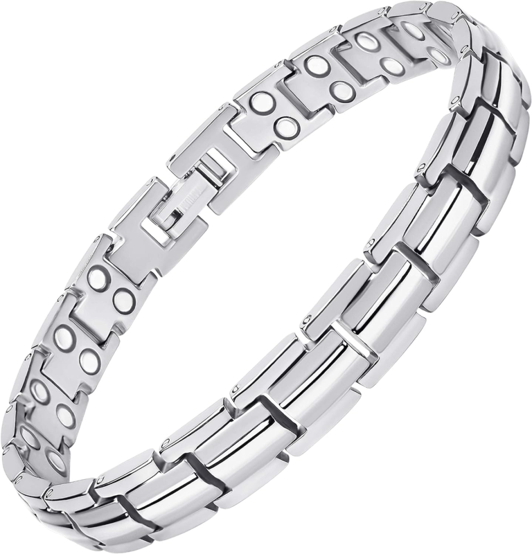 Women's Ultra Strength Magnetic Bracelet -Titanium Magnetic  Adjustable 