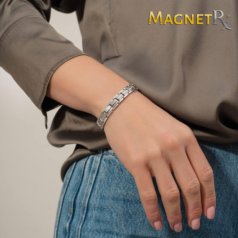 Women's Ultra Strength Magnetic Bracelet -Titanium Magnetic  Adjustable 