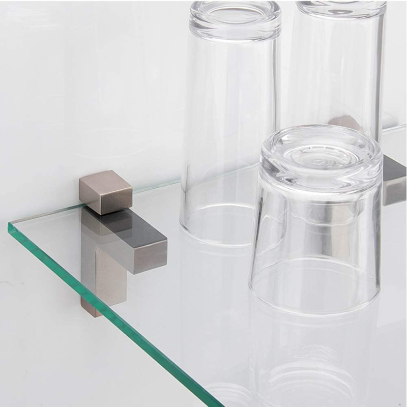 Glass Shelf Brackets Adjustable 4PCS 