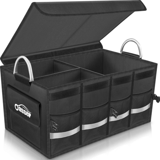 Oasser Trunk Organizer Cargo Organizer Trunk Storage Waterproof Collapsible Dura