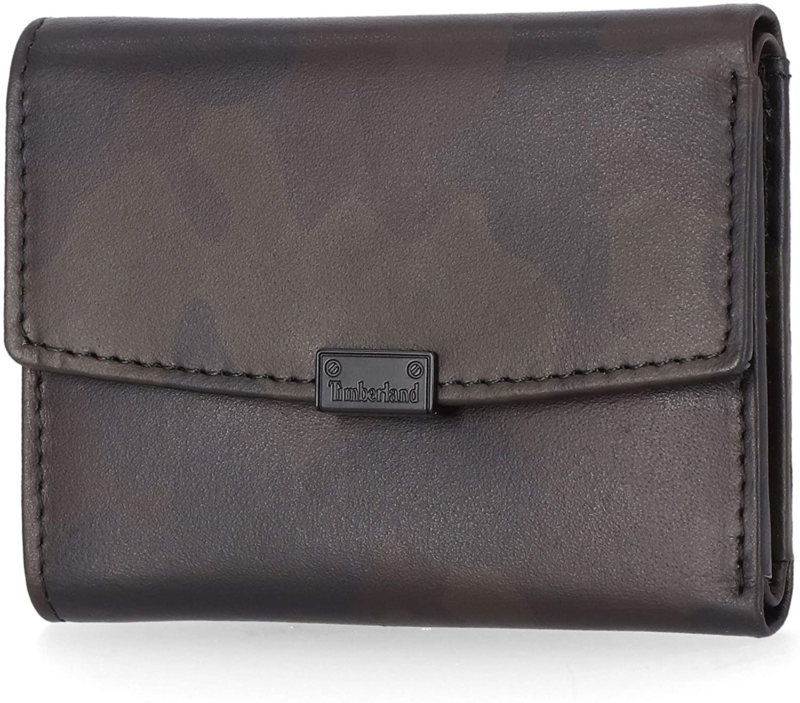 Timberland Women's Leather RFID Small Indexer Snap Wallet Billfold