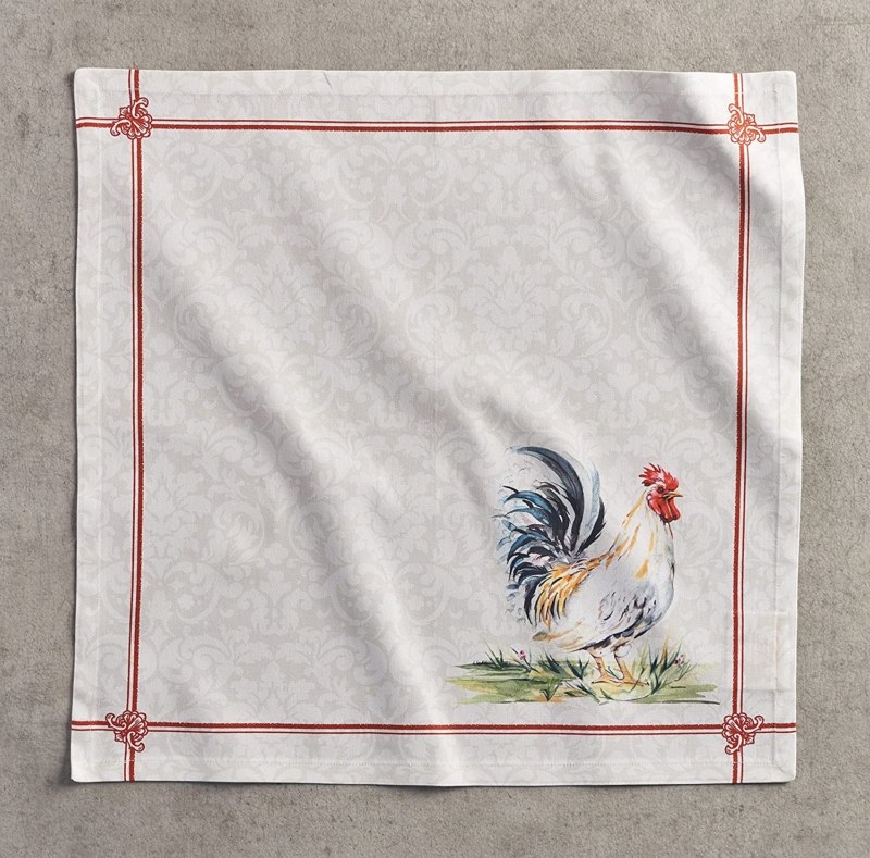 Campagne 100% Cotton Set of 4 Napkins, 20 - Inch by 20 - Inch.