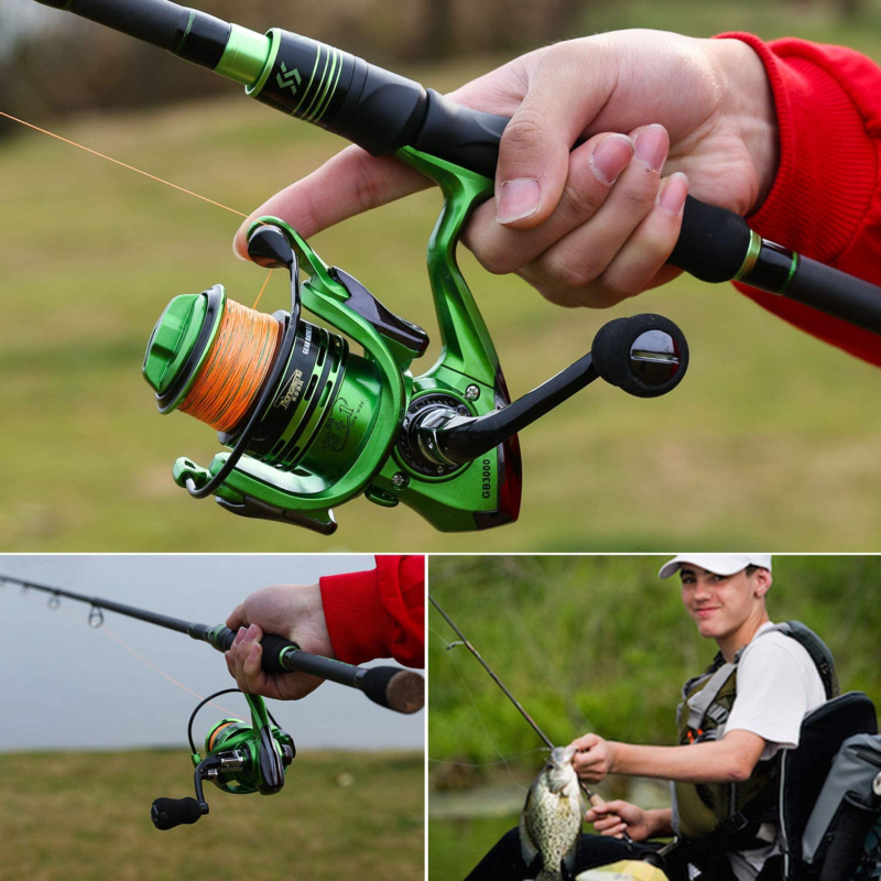 YONGZHI Fishing Reels,13+1BB Light Weight and Ultra Smooth 