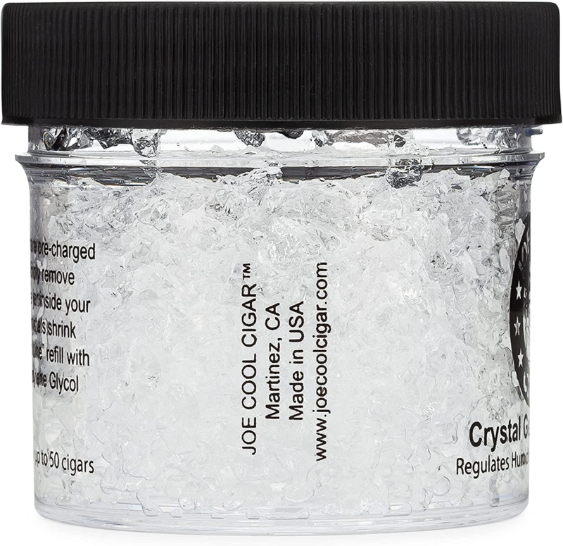 Crystal Gel Humidifier for Cigar Humidors (2 Oz Jars) - 2 Pack