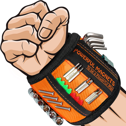 Magnetic Wristband - Tool Belt for Holding Screws And Stuff 