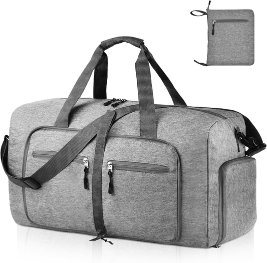 Travel Duffle Bag for Men - with Shoes Compartment - Waterproof & Tear Resistant