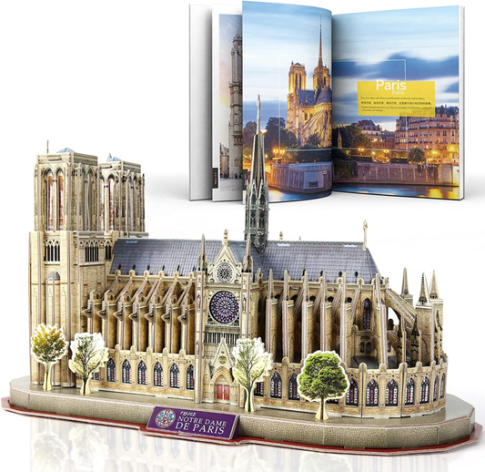 3D Puzzles for Adults National Geographic Notre Dame De Paris Model Kit