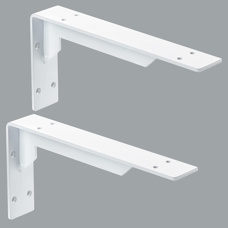 Countertop Support Brackets Heavy Duty, 12" X 6" Max Load 330 Lb 5 Mm Thick