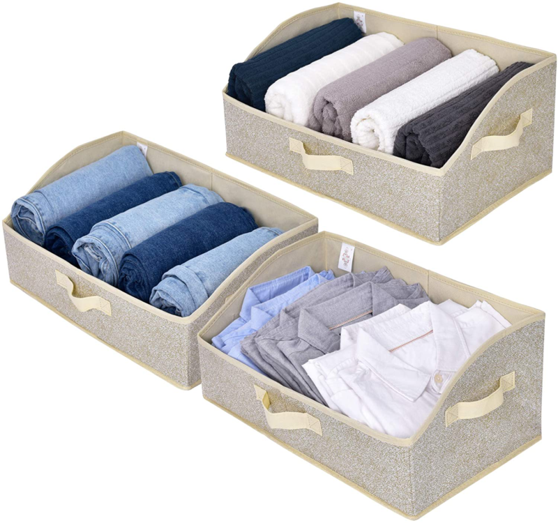 GRANNY SAYS Closet Storage Bins, Linen Closet Organizers and Storage Baskets, De