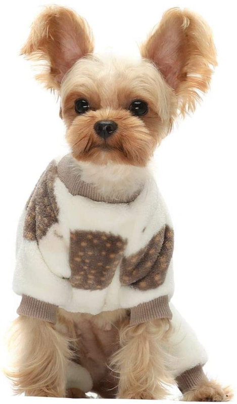 Thermal Pet Winter Clothes for Dog Pajamas, Size: SMALL