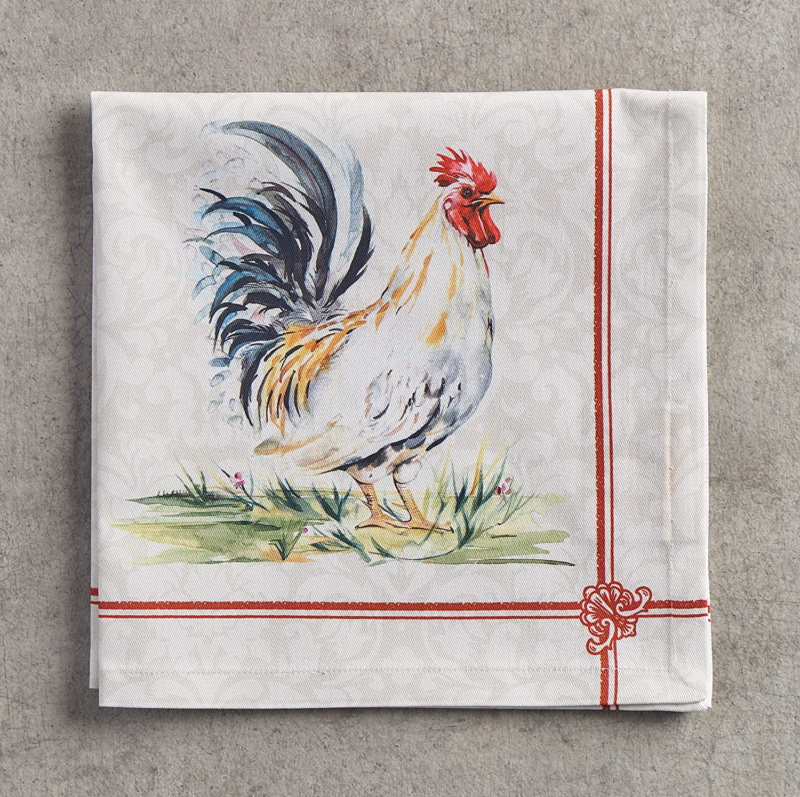 Campagne 100% Cotton Set of 4 Napkins, 20 - Inch by 20 - Inch.
