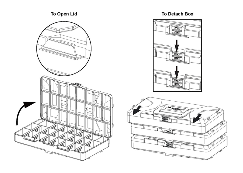 2,200 Piece Hardware Assortment Kit with Screws, Nuts, Bolts & Washers (3 Trays)