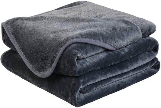 Soft Queen Size Blanket All Season Warm Microplush Lightweight Thermal Fleece 