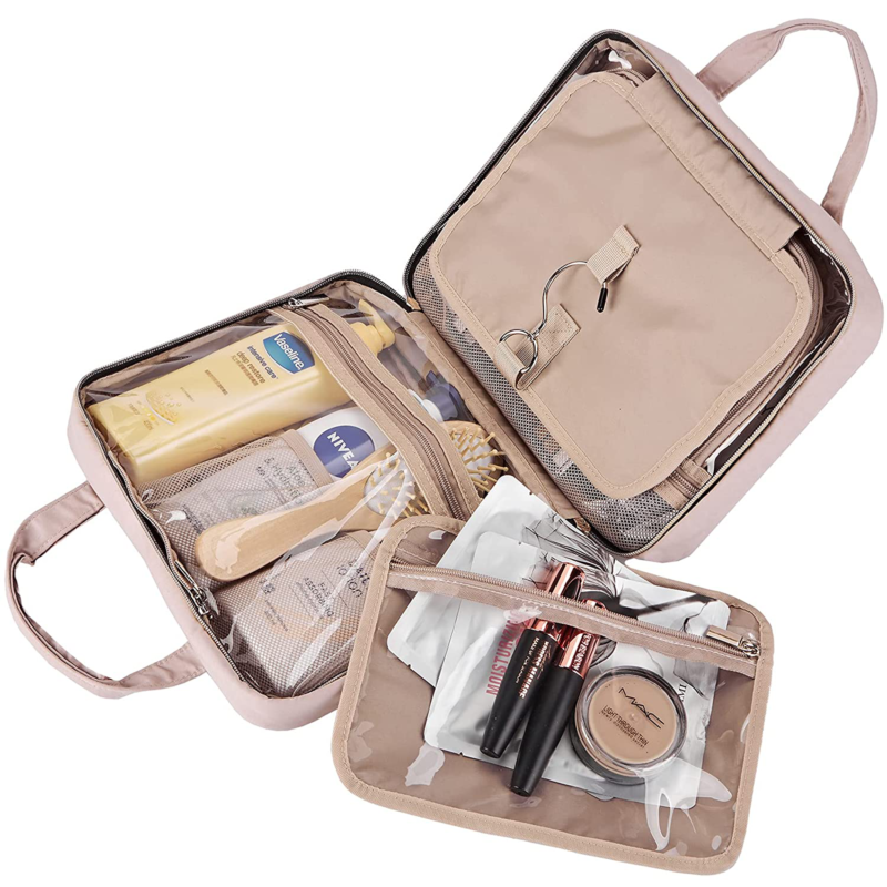 Large Hanging Travel Toiletry Bag, Portable Makeup Organizer 