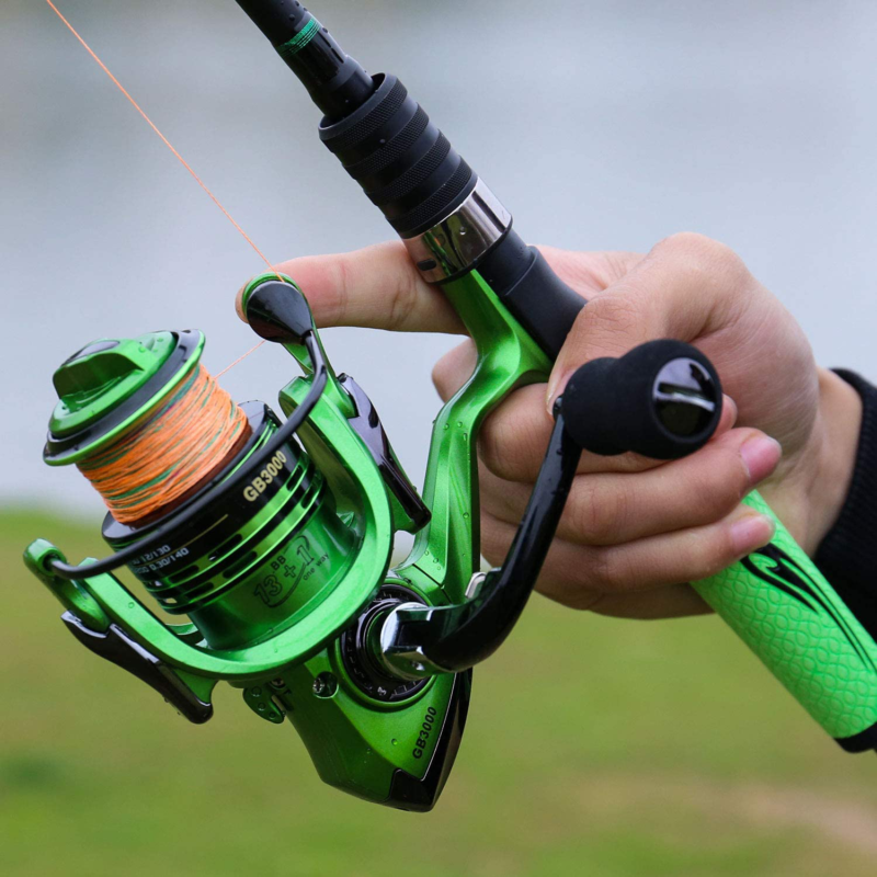 YONGZHI Fishing Reels,13+1BB Light Weight and Ultra Smooth 