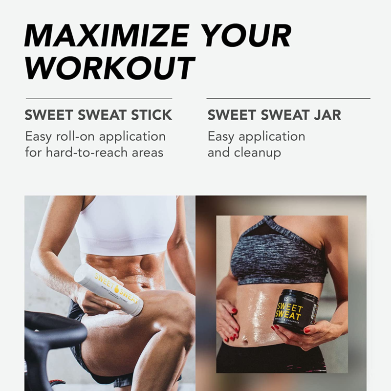 Sweet Sweat Workout Enhancer Roll-On Gel Stick, Citrus Mint