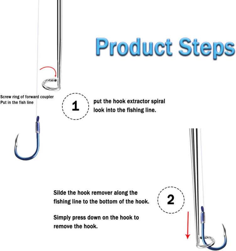 Fishing Hook Quick Removal Descending Device