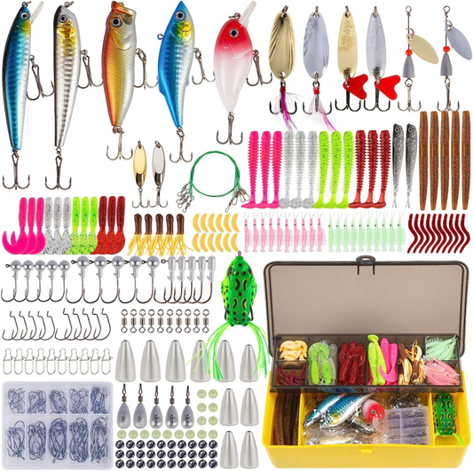 Fishing Lures Fishing Accessories Including Spoon Lures and Soft Plastic Worms  