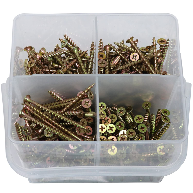 Excellent Wood Interior Construction Screw Drywall Screws Assortment Kit,465Pcs