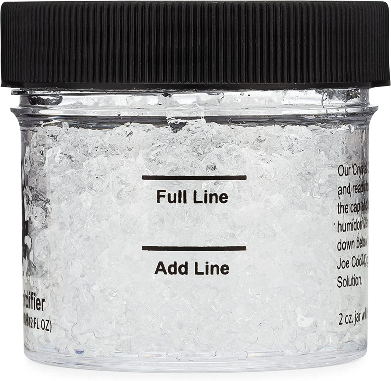 Crystal Gel Humidifier for Cigar Humidors (2 Oz Jars) - 2 Pack