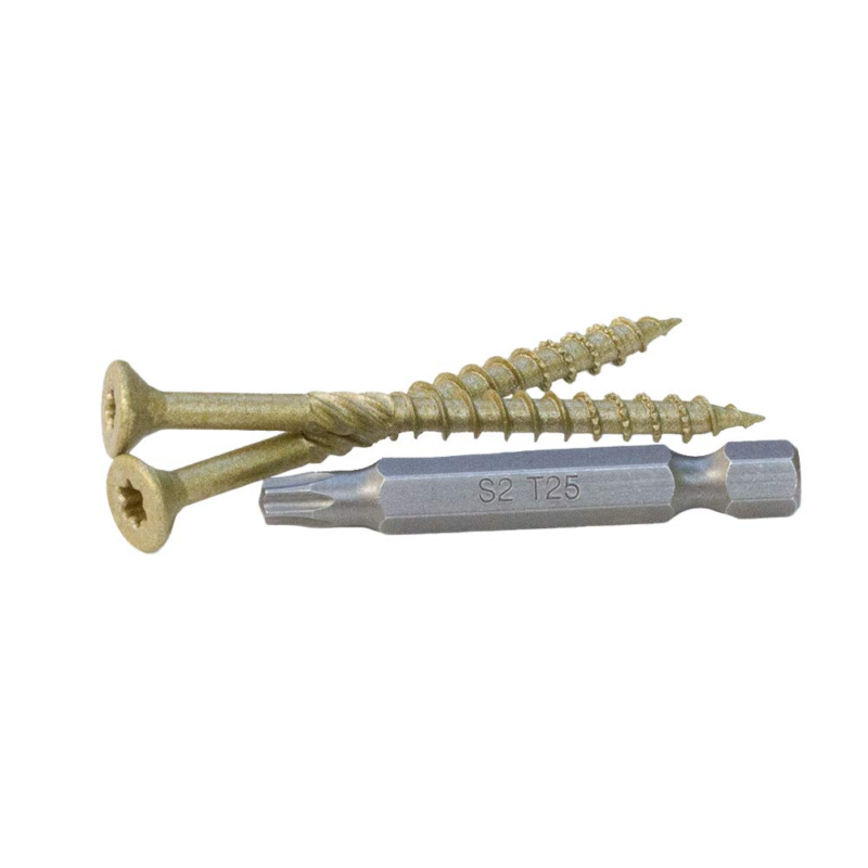 Professional Decking & Outdoors Wood Screws, Bronze SKT® Coating -  10 X 2-1/2"