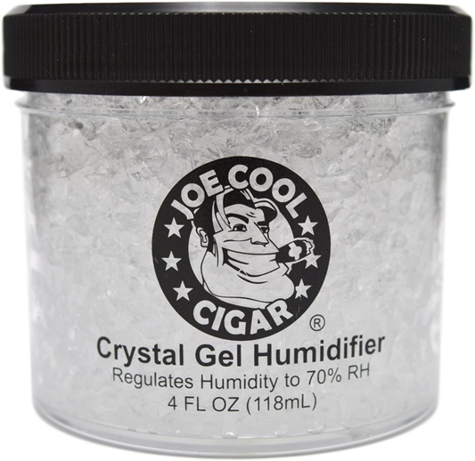 Joe Cool Cigar Crystal Gel Humidifier for Cigar Humidors - 4Oz Jar