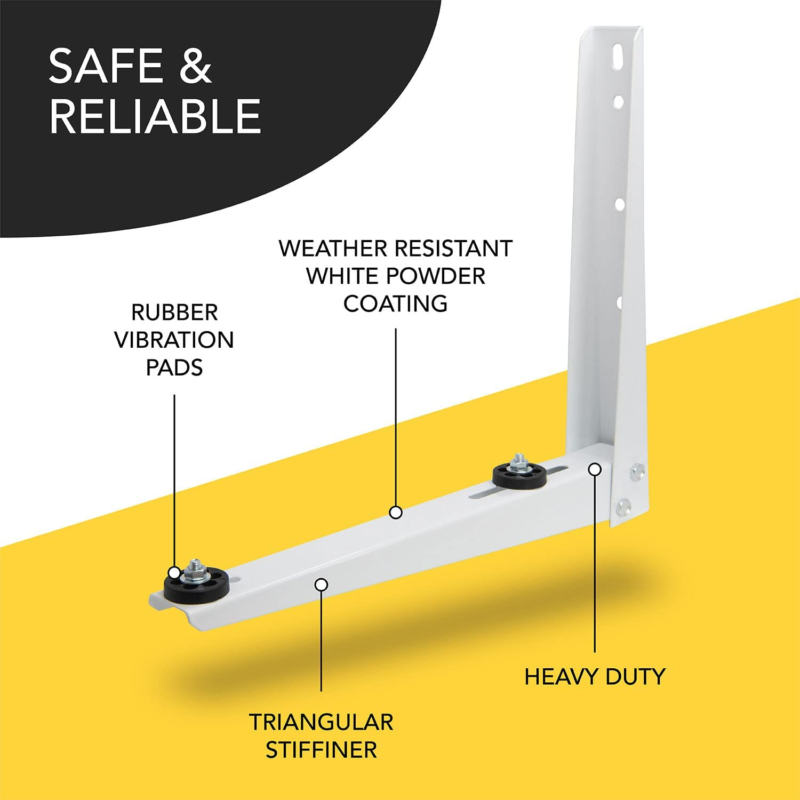Air Conditioner Support Brackets (2 Pcs, 17.7" X 15.4")  